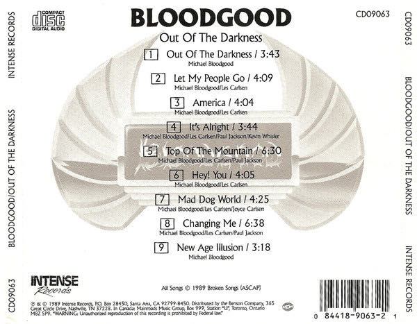 Out Of The Darkness - Bloodgood (CD - 40:58) music collectible [Barcode 084418906321] - Main Image 4