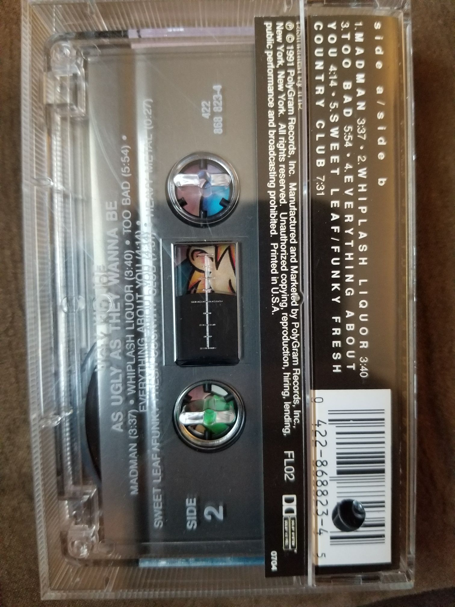 As Ugly As They Wanna Be - Ugly Kid Joe (Cassette) music collectible [Barcode 042286882345] - Main Image 2