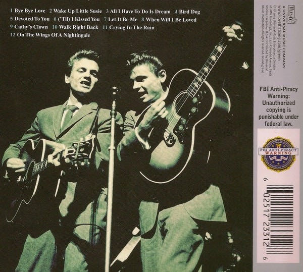 The Best Of - 20th Century Masters - Everly Brothers, The (CD) music collectible [Barcode 602517233126] - Main Image 2