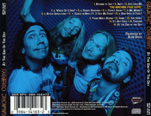 At The End Of The Day - Galactic Cowboys (CD) music collectible [Barcode 026297620127] - Main Image 2