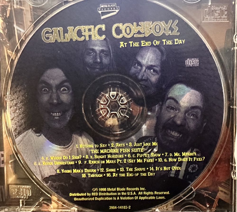 At The End Of The Day - Galactic Cowboys (CD) music collectible [Barcode 039841418323] - Main Image 3
