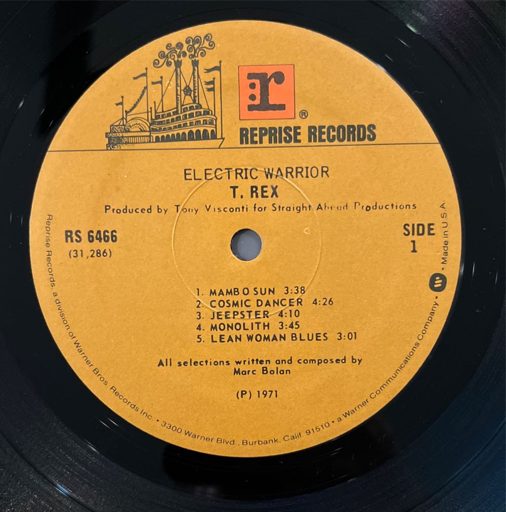 Electric Warrior - T. Rex (12” - 39) music collectible - Main Image 3