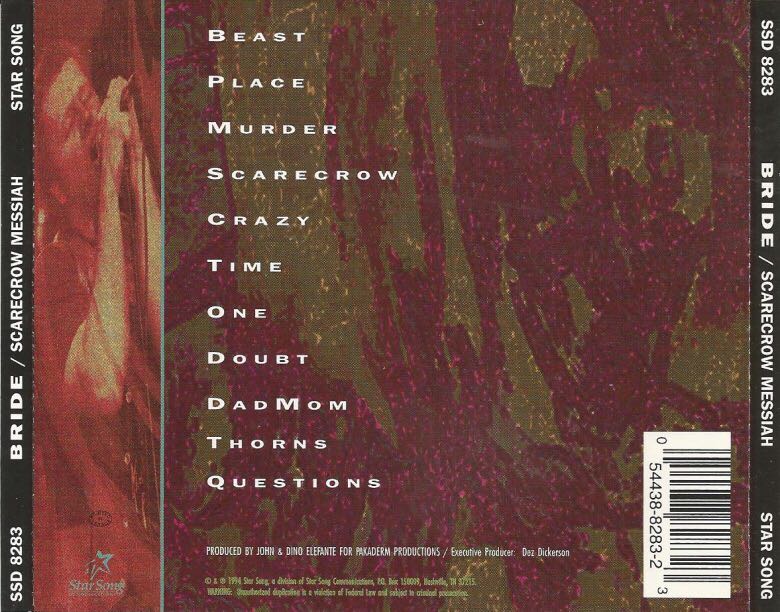 Scarecrow Messiah - Bride (Cassette) music collectible - Main Image 2