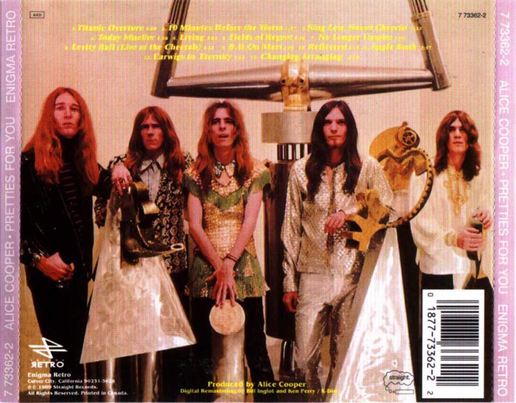 Pretties For You - Alice Cooper (CD - 38) music collectible [Barcode 081227035129] - Main Image 2