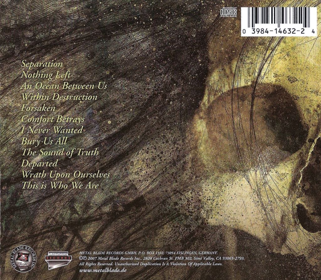 An Ocean Between Us - As I Lay Dying (CD - 43) music collectible [Barcode 039841463224] - Main Image 2