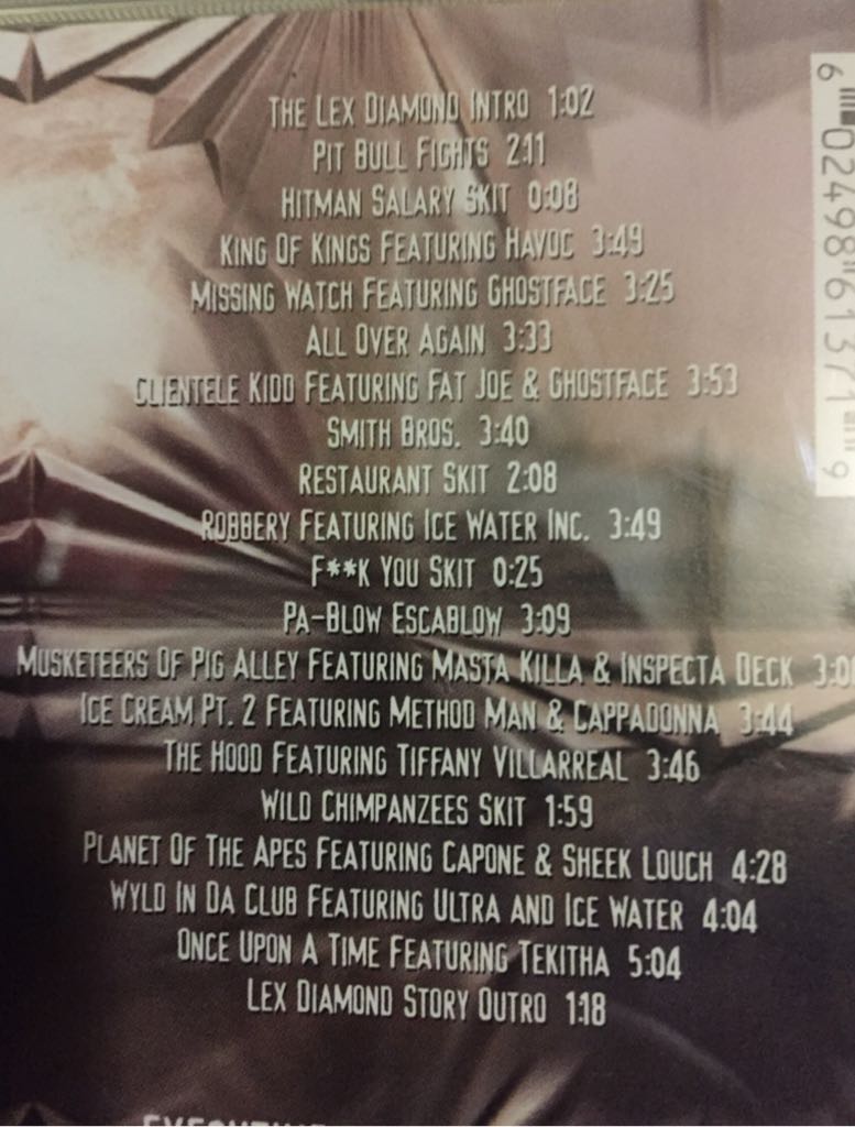 The Lex Diamond Story - Raekwon (CD) music collectible [Barcode 602498613719] - Main Image 2