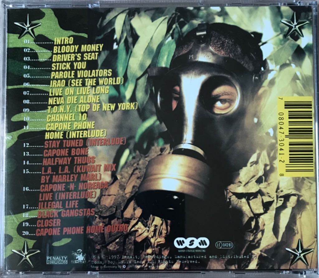 The War Report - Capone N Noreaga (CD) music collectible [Barcode 708047304128] - Main Image 2