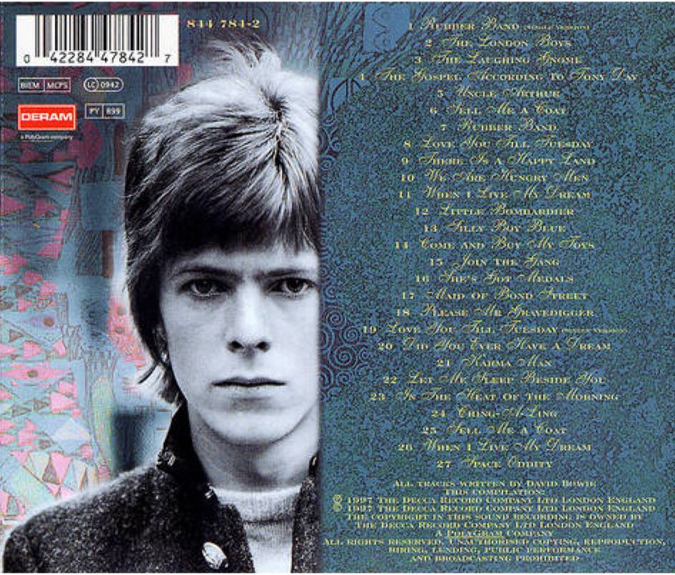 The Deram Anthology 1966 - 1968 - David Bowie (CD) music collectible [Barcode 042284478427] - Main Image 2