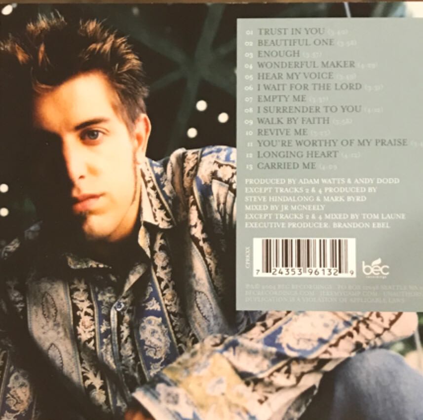 Carried Me: The Worship Project - Jeremy Camp (CD - 51) music collectible [Barcode 724353961329] - Main Image 2