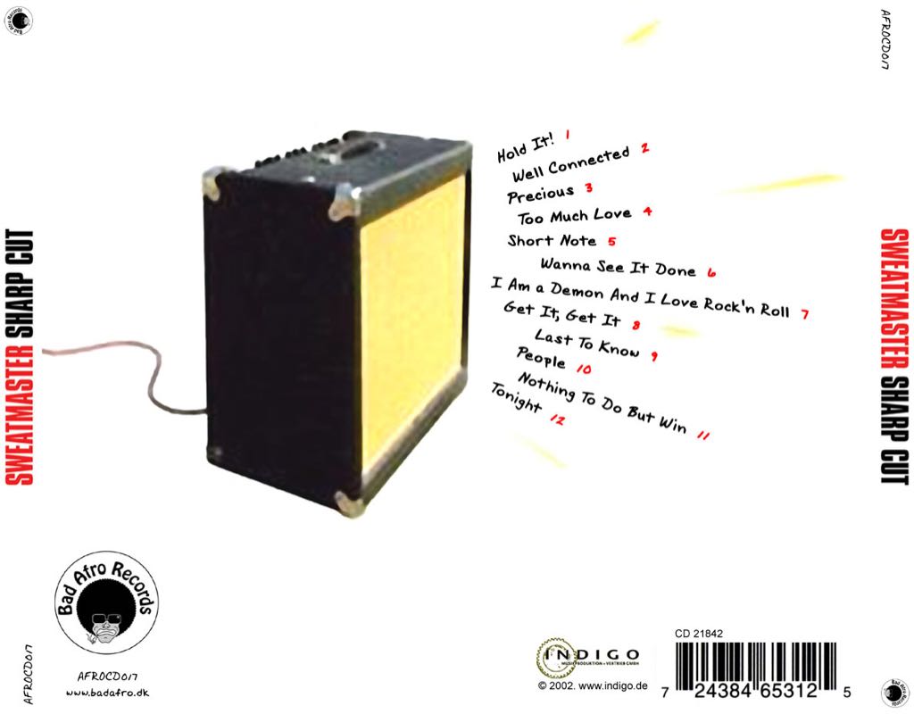 Sharp Cut - Sweatmaster (CD) music collectible [Barcode 5050294132821] - Main Image 2