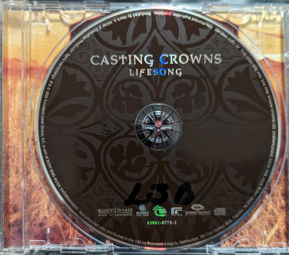 LifeSong - REMOVE - Casting Crowns (CD - 52) music collectible [Barcode 083061077020] - Main Image 4