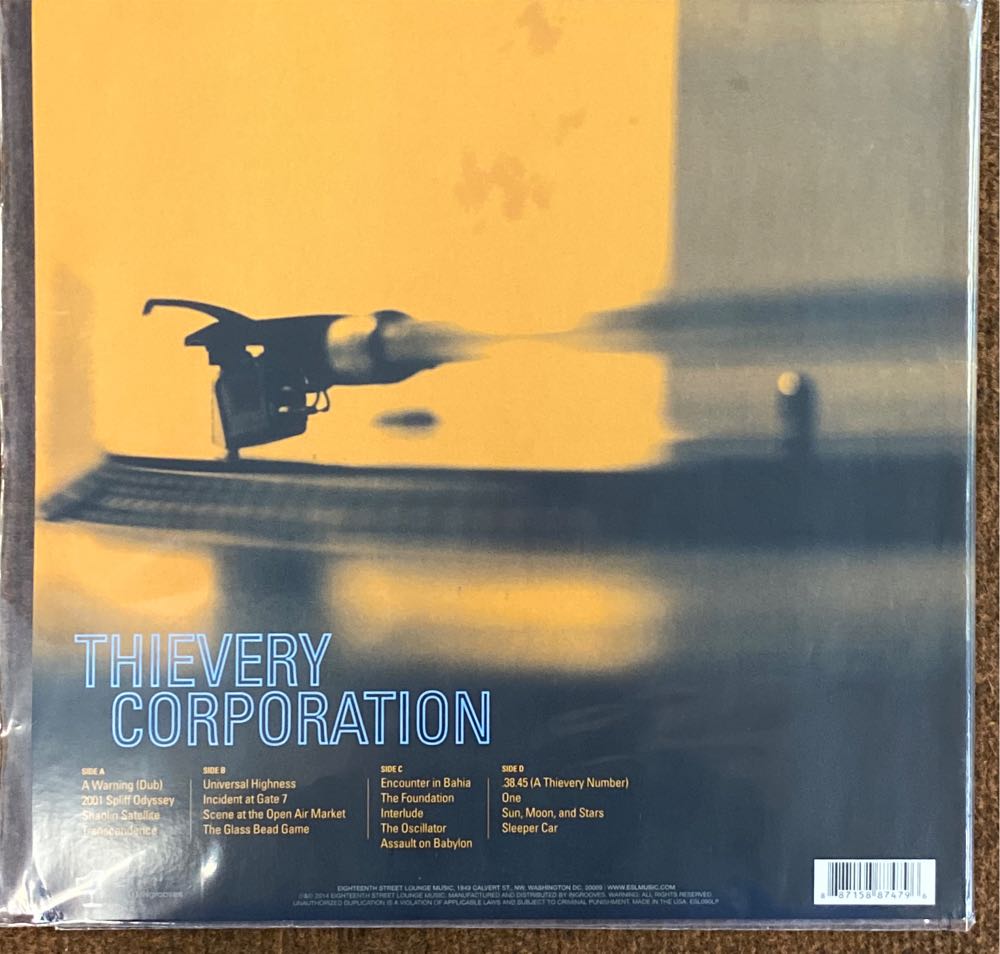 Sounds From The Thievery Hi-Fi - Thievery Corporation (12” - 67) music collectible [Barcode 887158874796] - Main Image 2