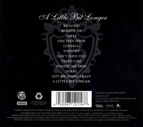 A Little Bit Longer - Jonas Brothers (CD - 40) music collectible [Barcode 050087127169] - Main Image 2