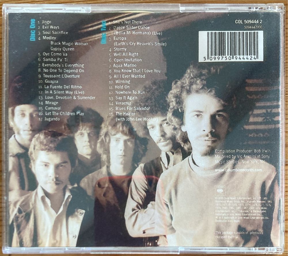 The Essential Santana - Santana (CD) music collectible [Barcode 5099750944424] - Main Image 2