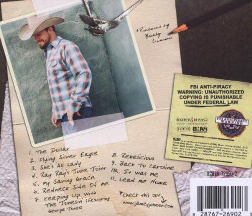 The Dollar - Jamey Johnson (CD - 4151) music collectible [Barcode 828767269023] - Main Image 2