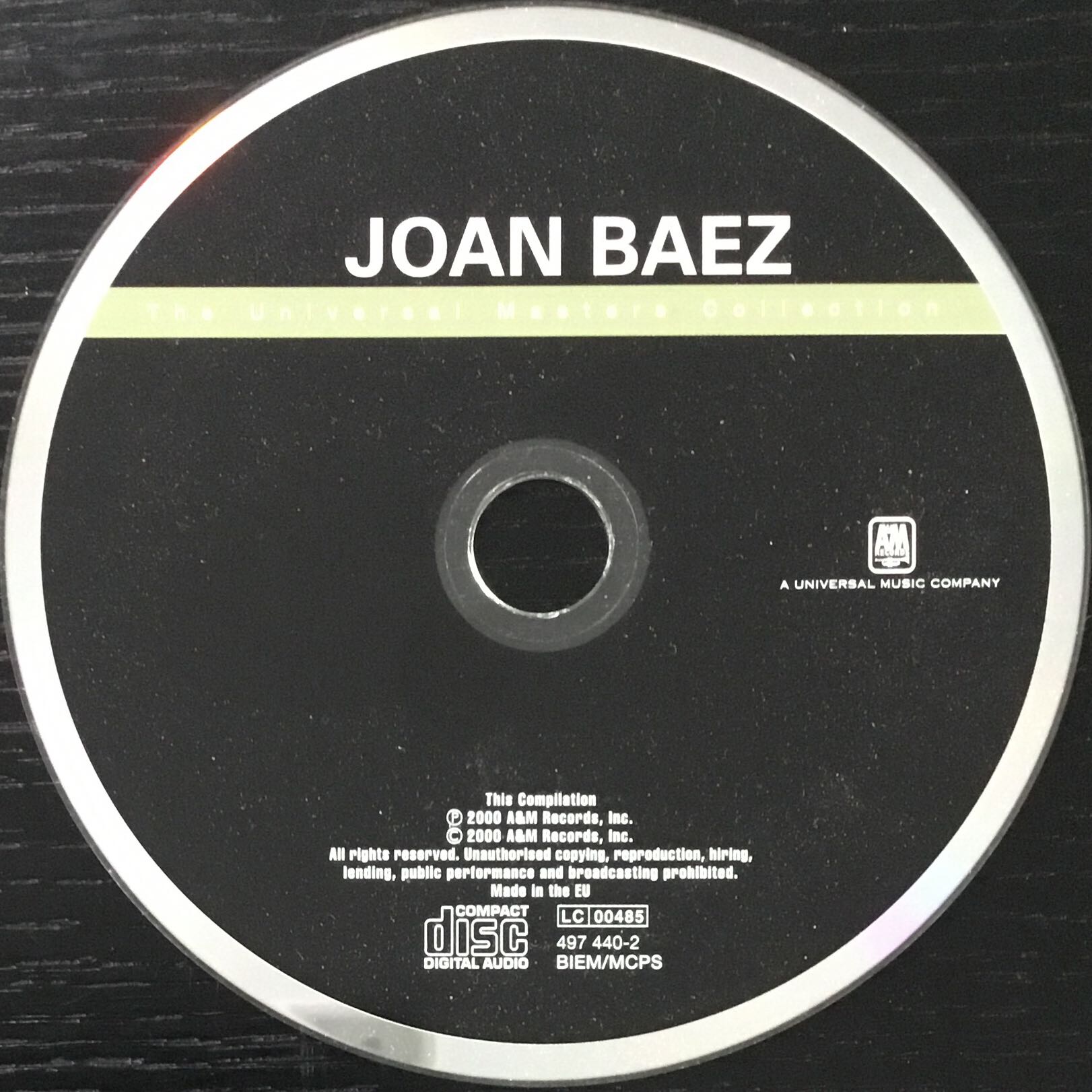Classic Joan Baez - Baez, Joan (CD - 60) music collectible [Barcode 606949744021] - Main Image 4