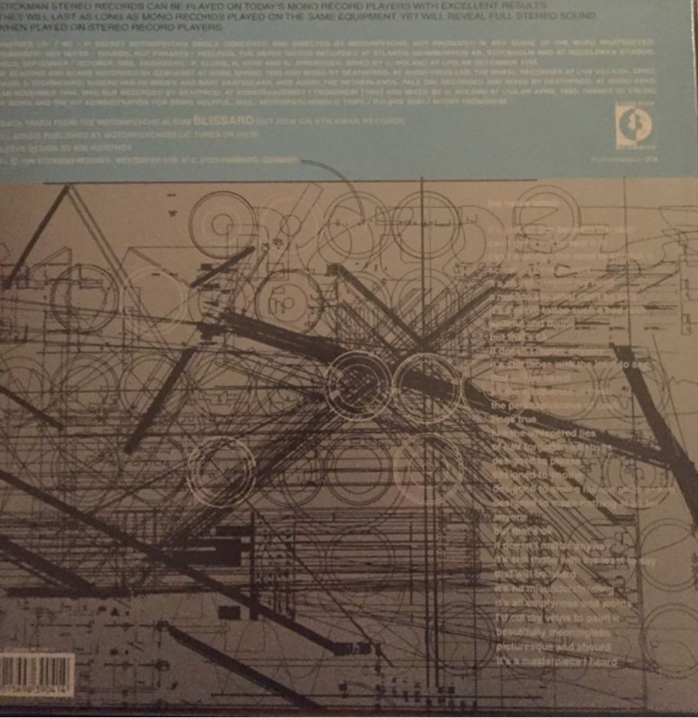 Nerve Tattoo, The - Motorpsycho (CD) music collectible [Barcode 4015698390414] - Main Image 2