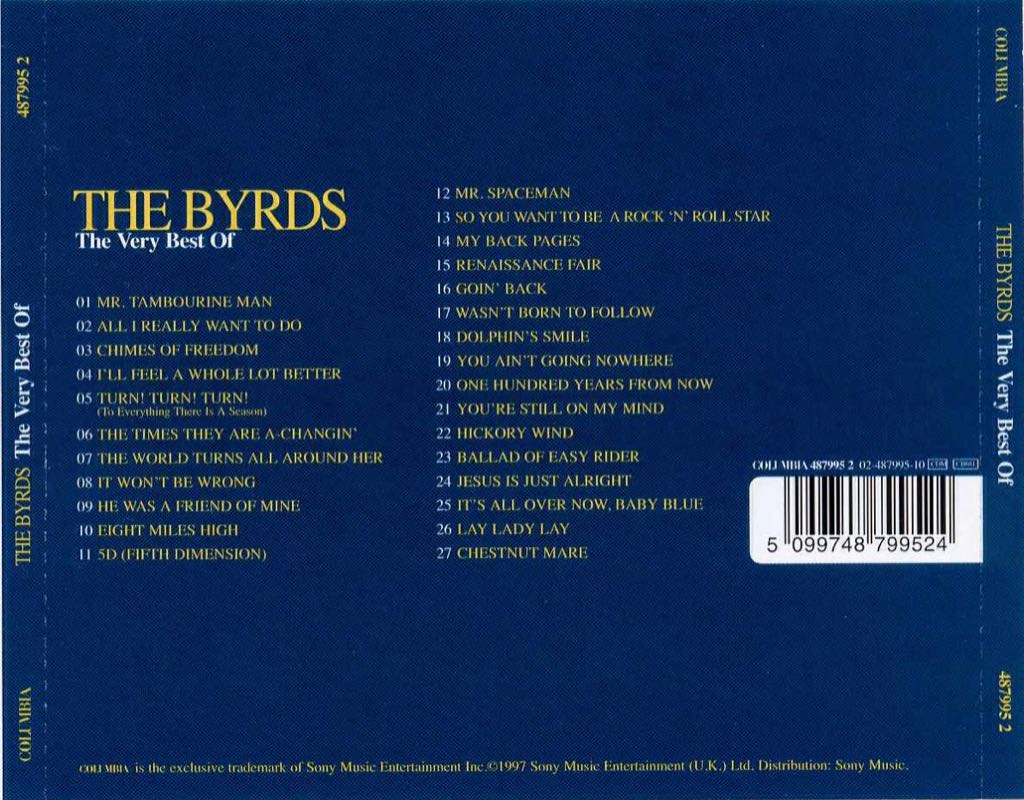 The Very Best Of The Byrds - Byrds, The (CD) music collectible [Barcode 9399700047721] - Main Image 2