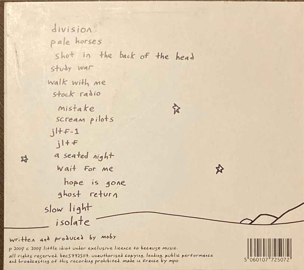 Wai for me - - Moby (CD) music collectible [Barcode 5060107725072] - Main Image 2