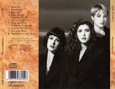 Wilson Phillips - Wilson Phillips (CD - 46) music collectible [Barcode 0077779374526] - Main Image 2