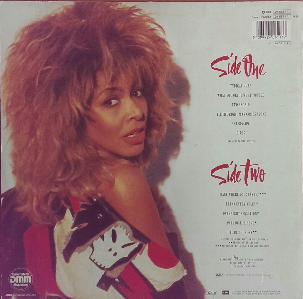 Break Every Rule - Turner, Tina (12”) music collectible - Main Image 2