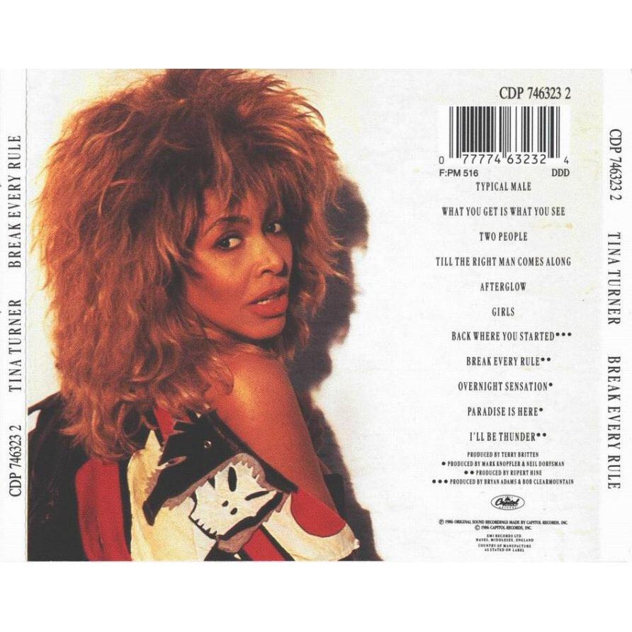 Break Every Rule - Turner Tina (CD) music collectible - Main Image 2