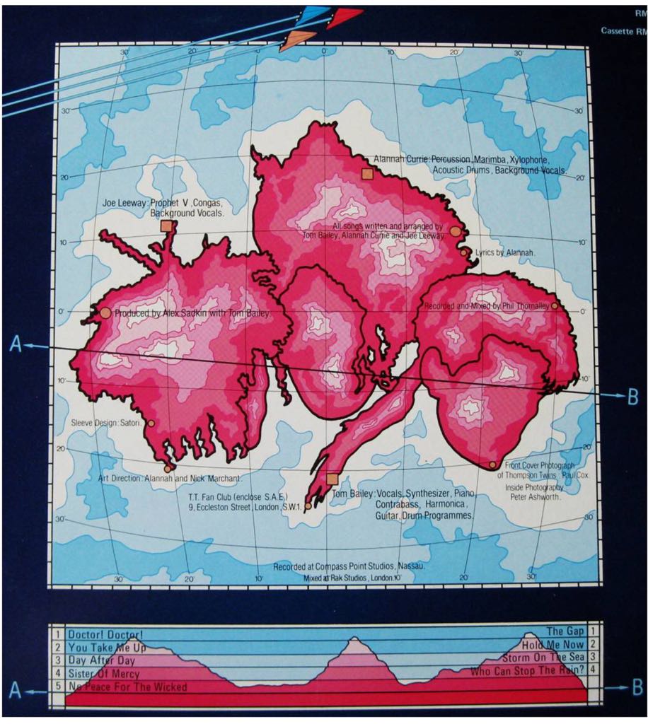 Into The Gap - Thompson Twins (12” - 42) music collectible [Barcode 078221842419] - Main Image 2