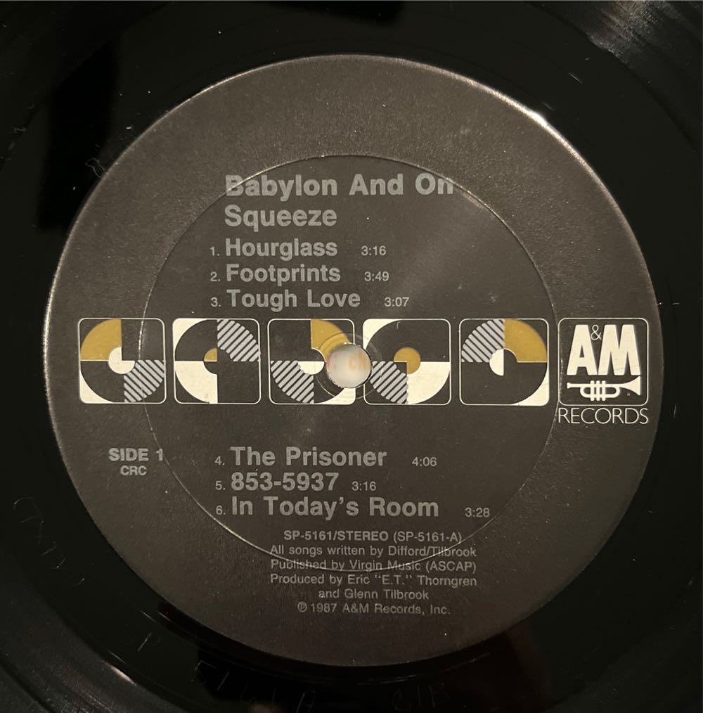 Babylon And On - Squeeze (12”) music collectible - Main Image 3