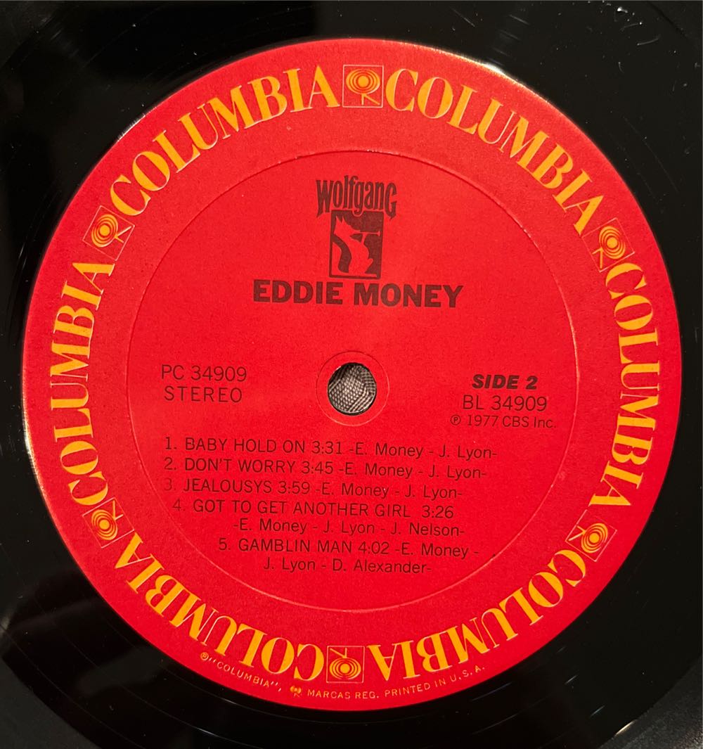 Eddie Money - Money, Eddie (12”) music collectible - Main Image 4