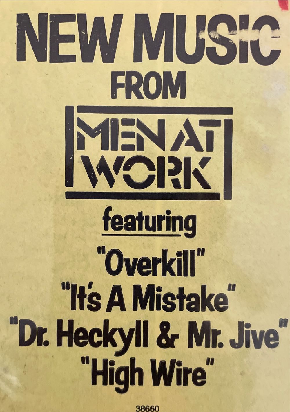 Cargo - Men At Work (12” - 42) music collectible [Barcode 074643866019] - Main Image 3