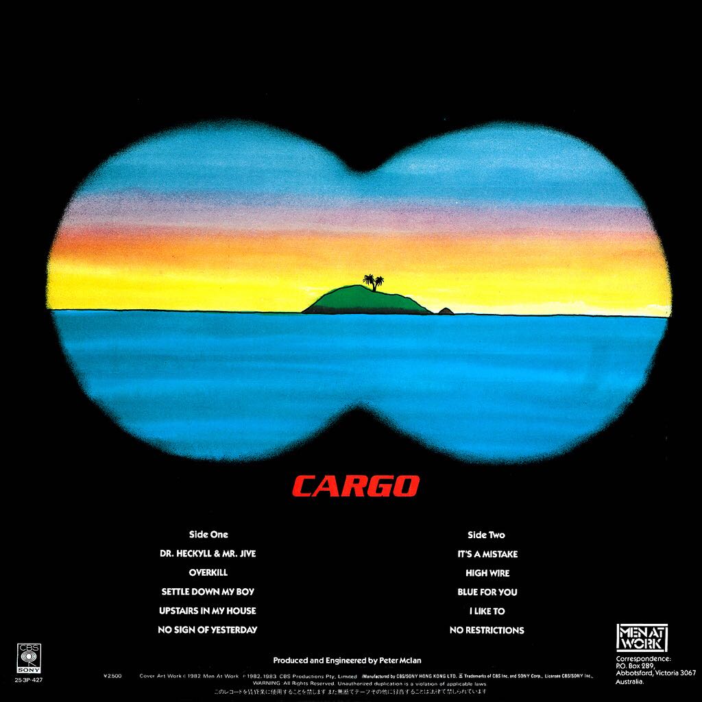 Cargo - Men At Work (12”) music collectible - Main Image 2