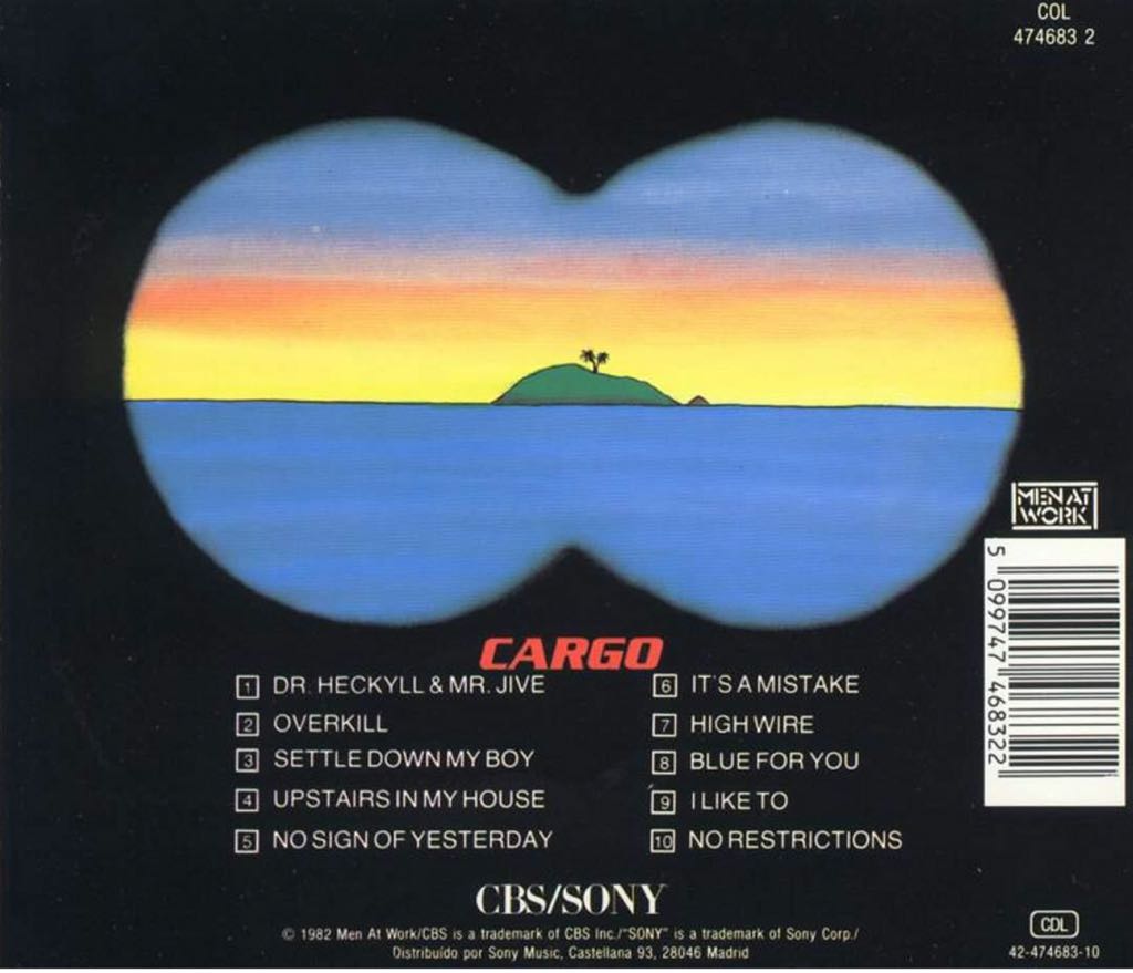 Men At Work - Cargo - Men At Work (12” - 42) music collectible - Main Image 2