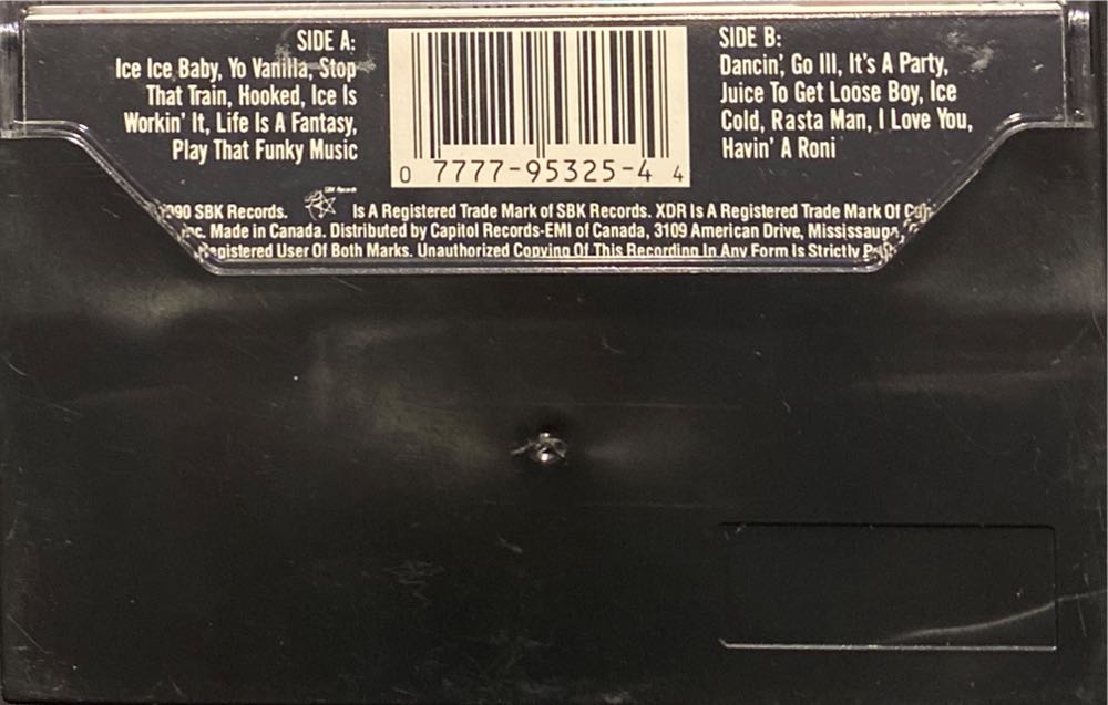 Vanilla Ice - To the Extreme (Cassette) - Vanilla Ice (Cassette - 57:55) music collectible [Barcode 077779532544] - Main Image 2