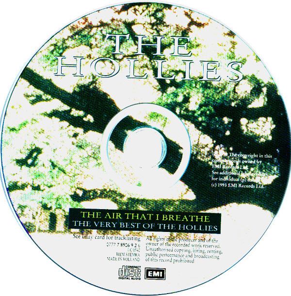 The Air That I Breathe - The Very Best Of The Hollies - Hollies, The (CD - 77) music collectible [Barcode 077778906926] - Main Image 4