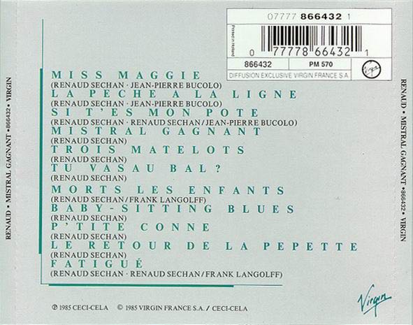 Mistral Gagnant - Renaud (12”) music collectible - Main Image 2