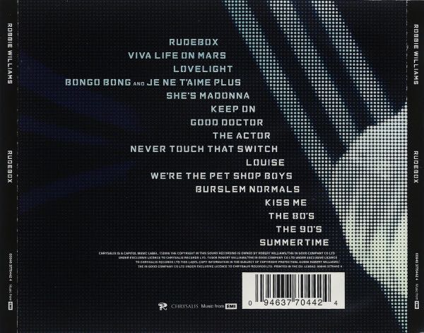 Rudebox - WILLIAMS Robbie (CD - 75) music collectible [Barcode 094637706329] - Main Image 3