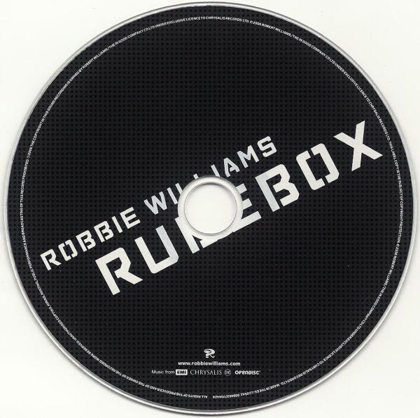 Rudebox - WILLIAMS Robbie (CD - 75) music collectible [Barcode 094637706329] - Main Image 4