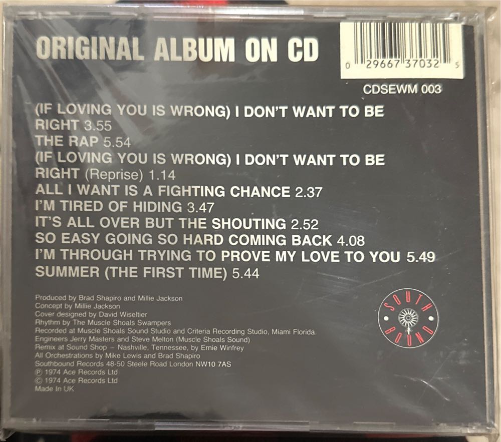Caught Up - Jackson, Millie (CD) music collectible [Barcode 029667370325] - Main Image 2