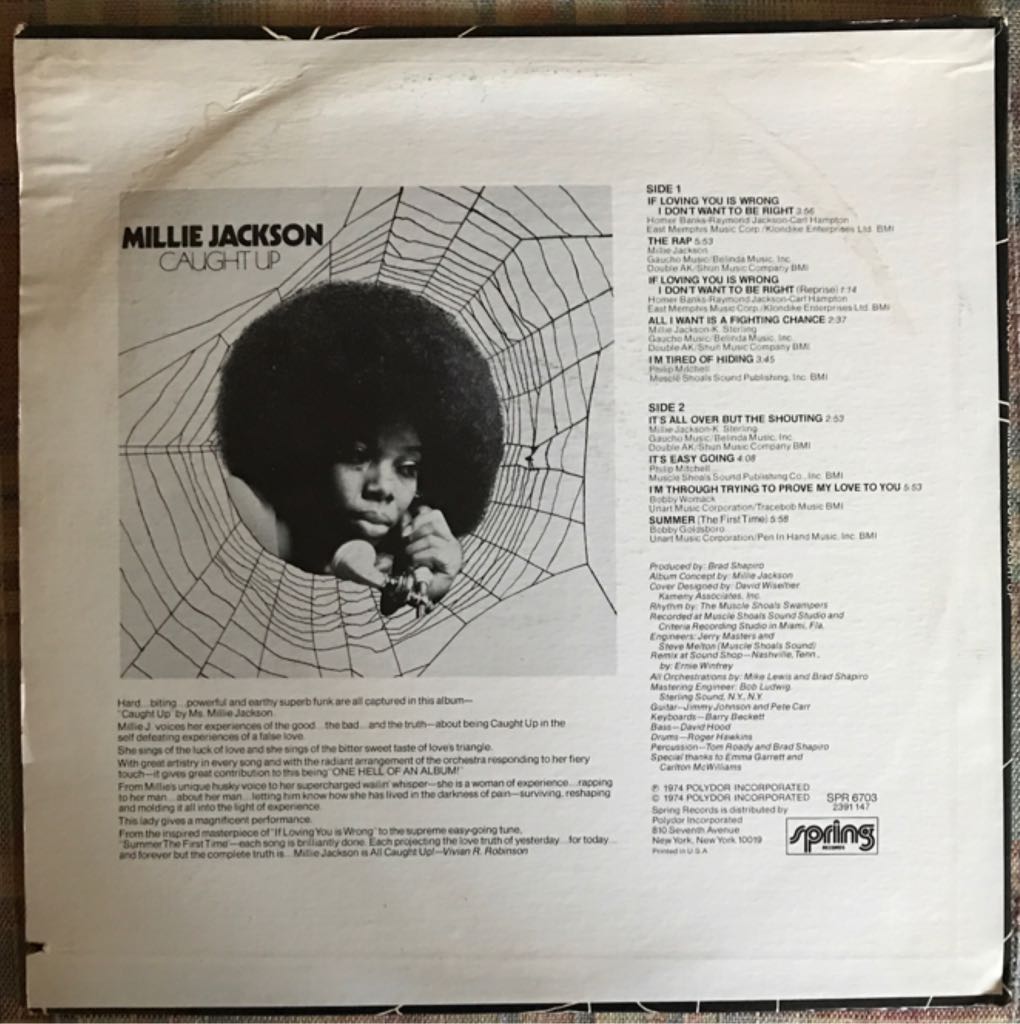Caught Up - Jackson, Millie (12”) music collectible - Main Image 2