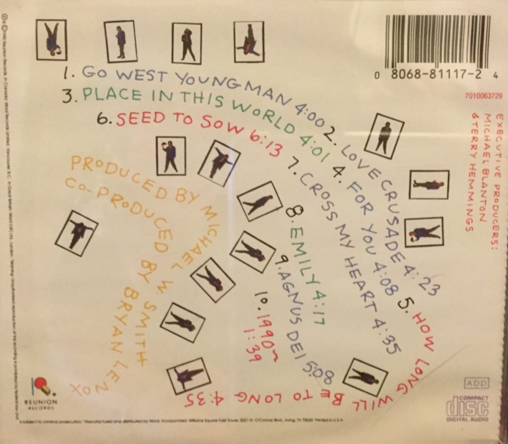 Go West Young Man - Smith, Michael W. (CD) music collectible [Barcode 080688111724] - Main Image 2