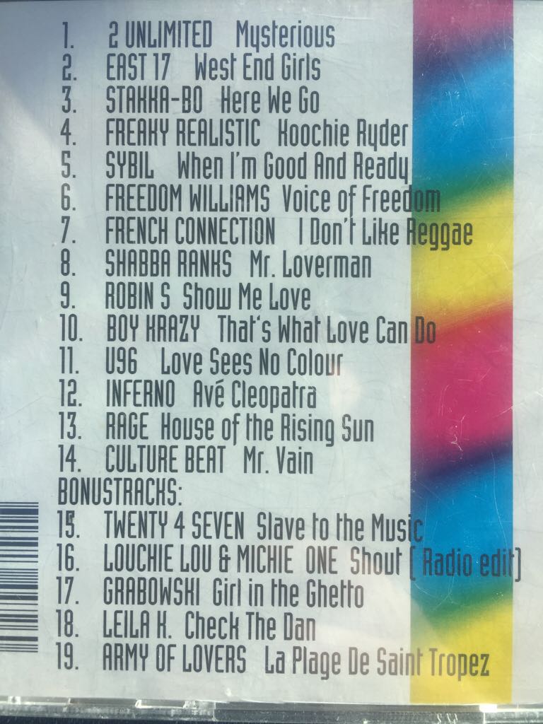 The Dance Mix 93 - Dance (CD) music collectible [Barcode 7314516447260] - Main Image 2