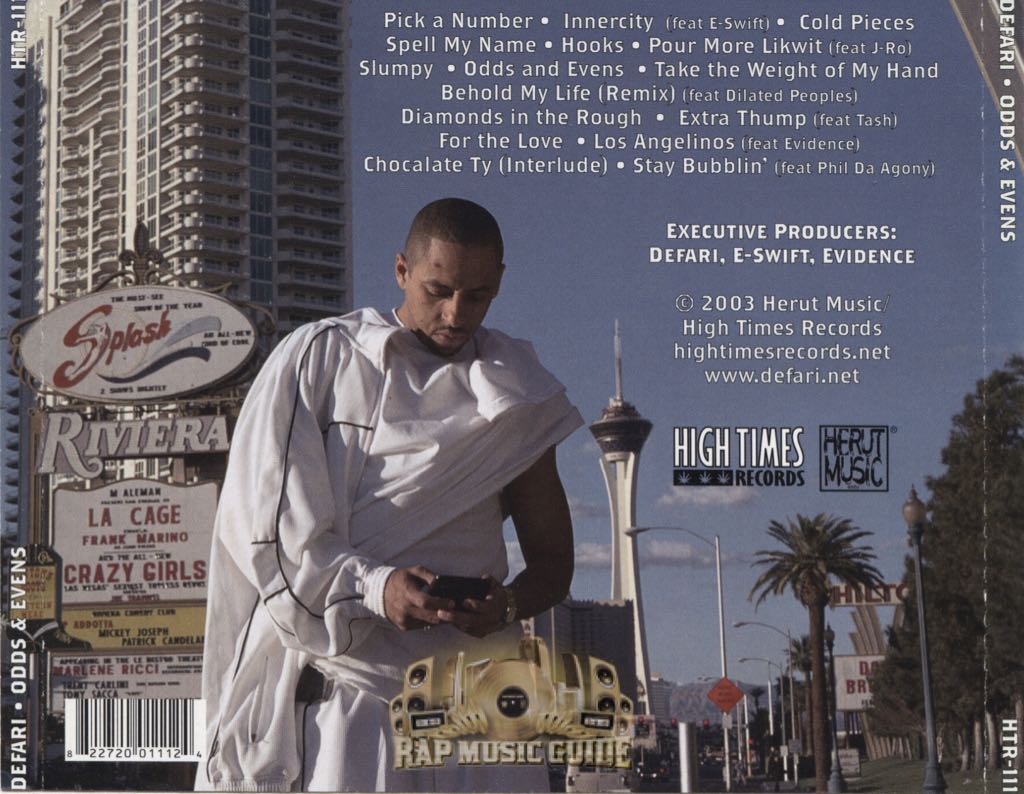 Odds and Evens - Defari (CD) music collectible [Barcode 822720011124] - Main Image 2