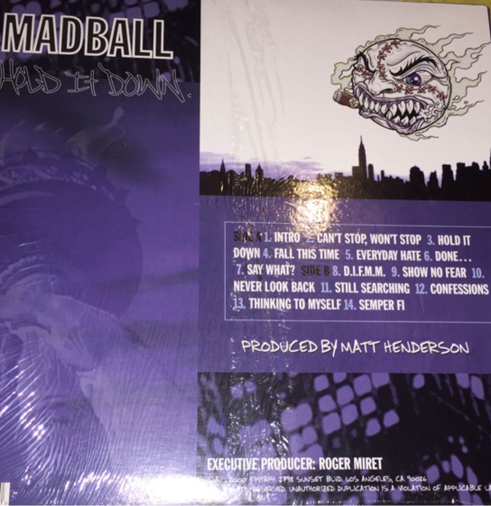 Hold it down - Madball (CD) music collectible [Barcode 045778657827] - Main Image 2