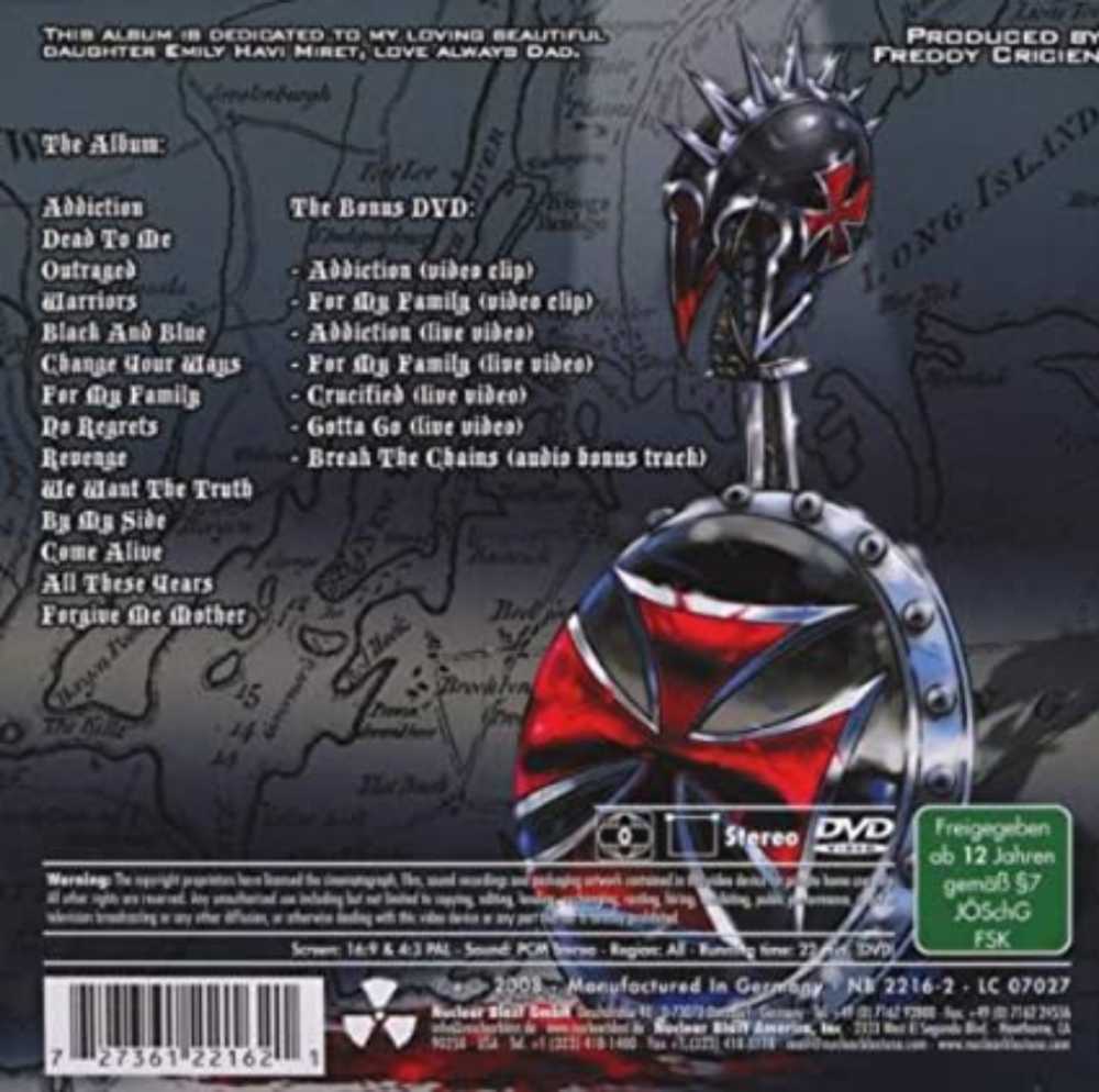 Warriors - Agnostic Front (CD) music collectible [Barcode 727361193126] - Main Image 2