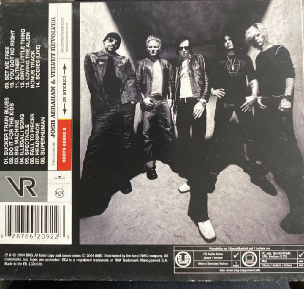 Contraband - Velvet Revolver (CD - 56) music collectible [Barcode 828766209228] - Main Image 2