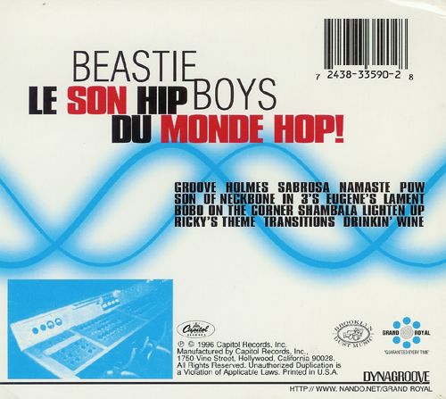 The In Sound from Way Out! - Beastie Boys (CD - 39) music collectible [Barcode 724383359028] - Main Image 2