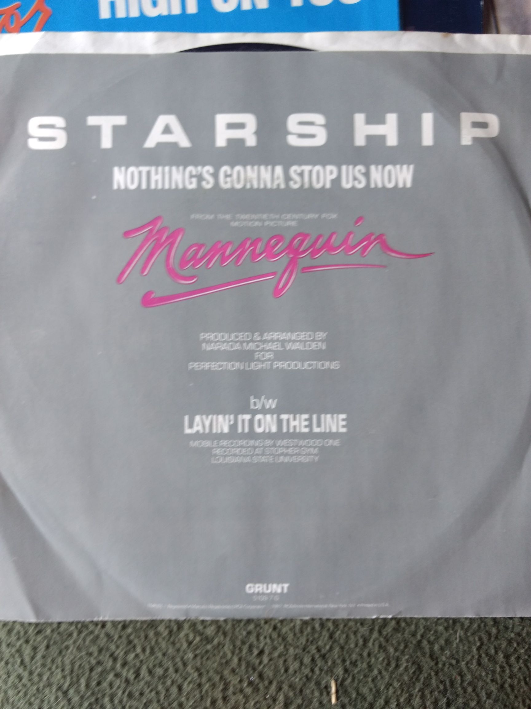 Nothings Gonna Stop Us Now - Starship (7”) music collectible [Barcode 5012394975869] - Main Image 2
