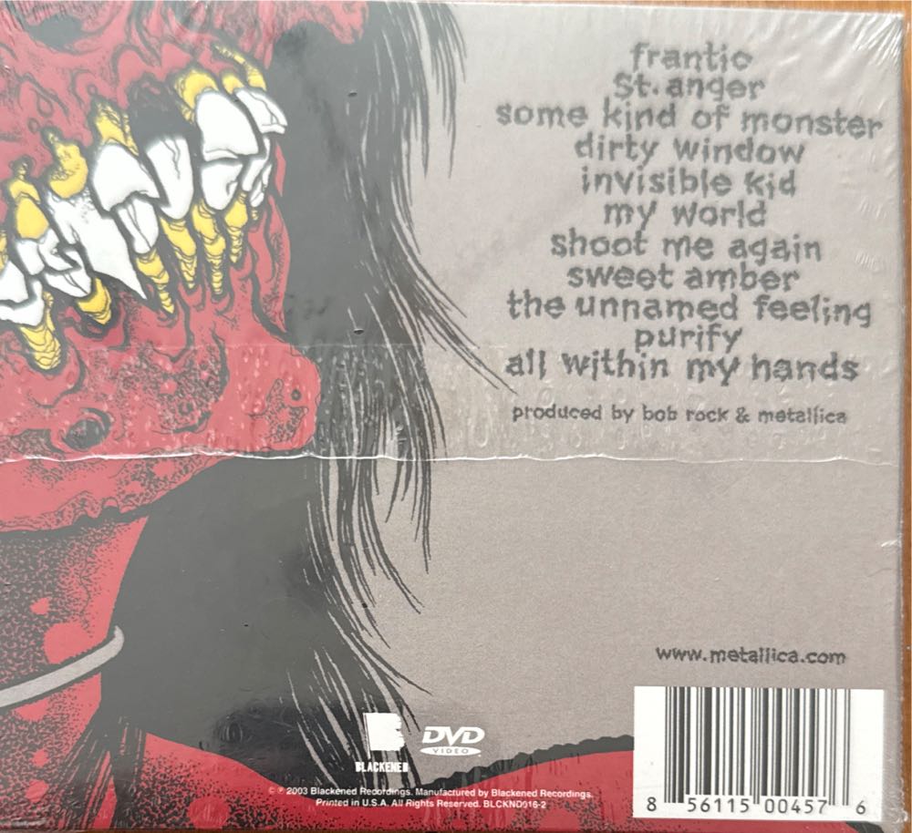 St. Anger - Metallica (CD) music collectible [Barcode 856115004576] - Main Image 3