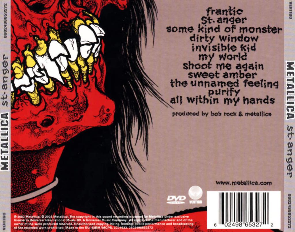 St. Anger - Metallica (CD) music collectible - Main Image 2