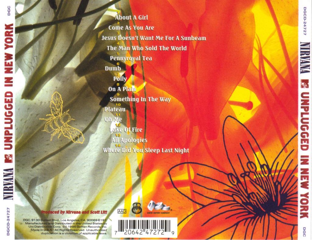 Unplugged In New York - Nirvana (CD-R) music collectible - Main Image 2
